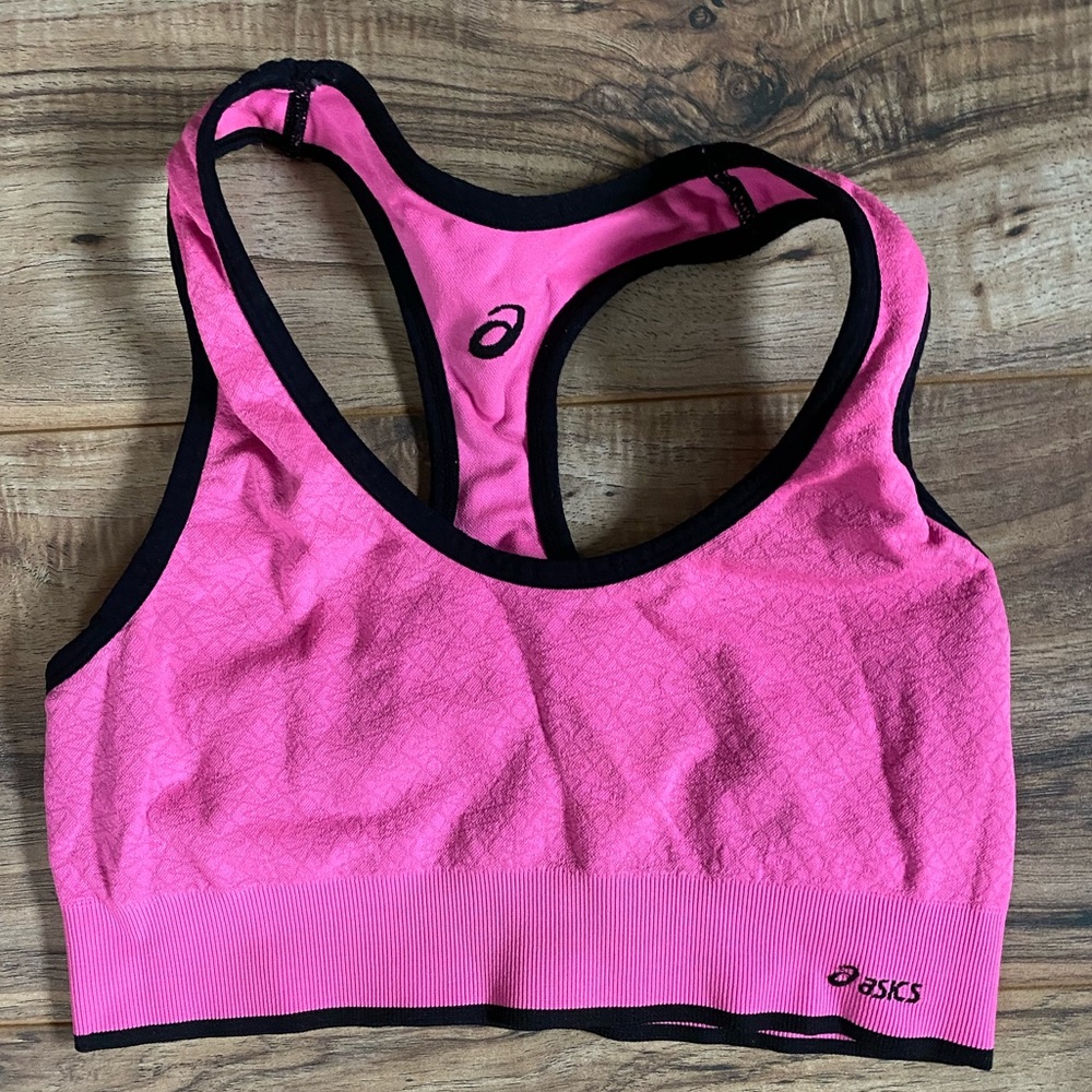 Neon Pink ASICS Sports Bra
